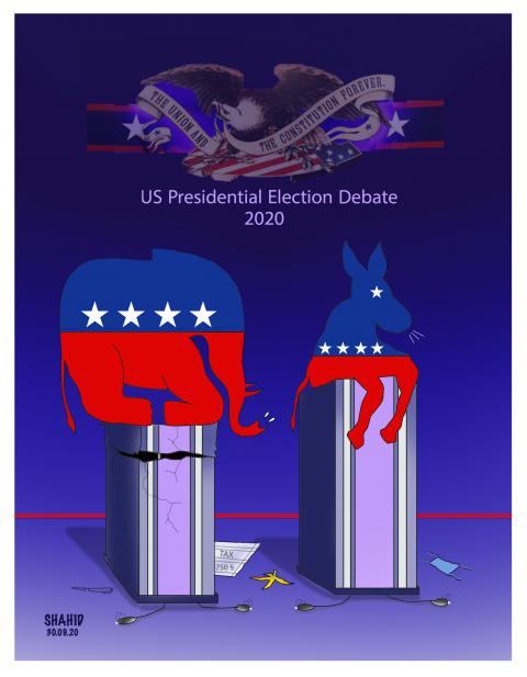 The Presidential Debate Cartoon Movement