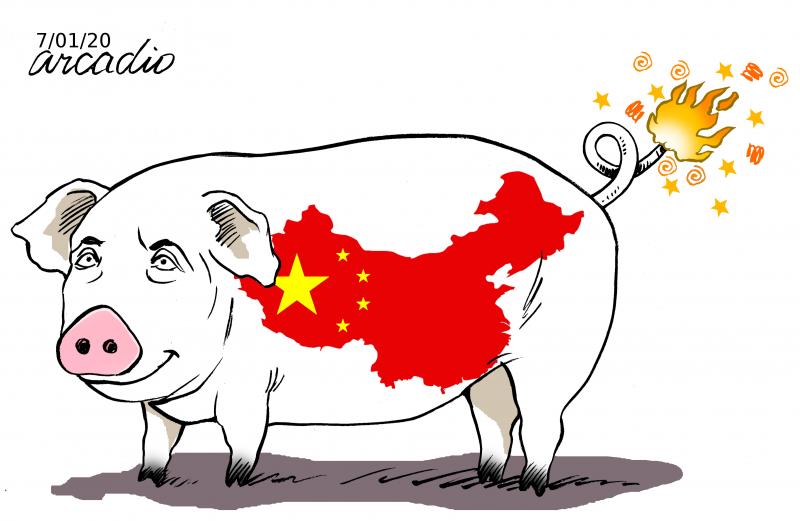From China, new virus.