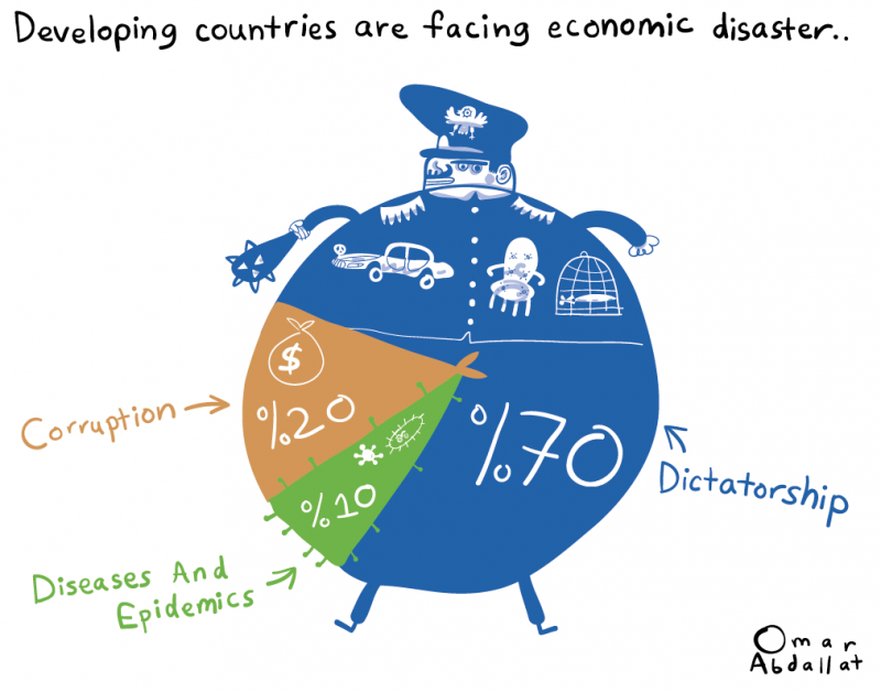 Developing countries are facing economic disaster