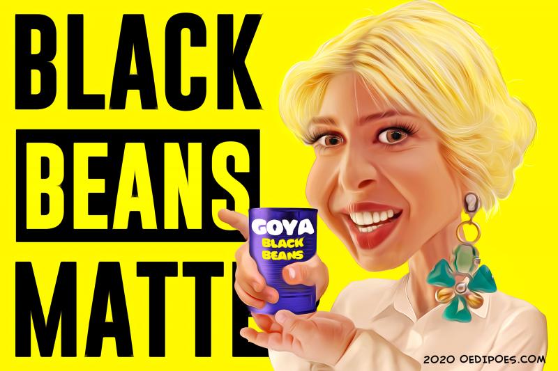 Black Beans Matter Cartoon Movement