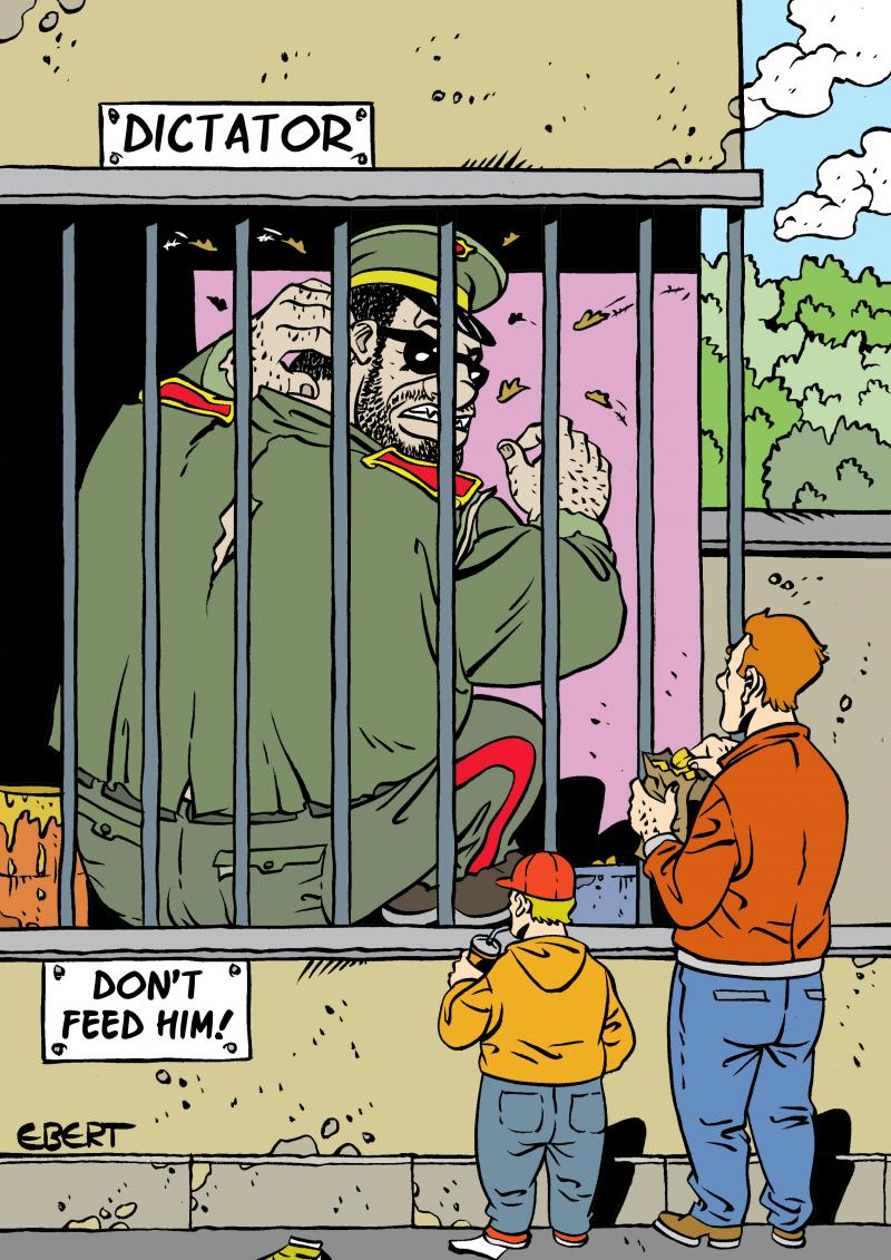 The caged dictator | Cartoon Movement