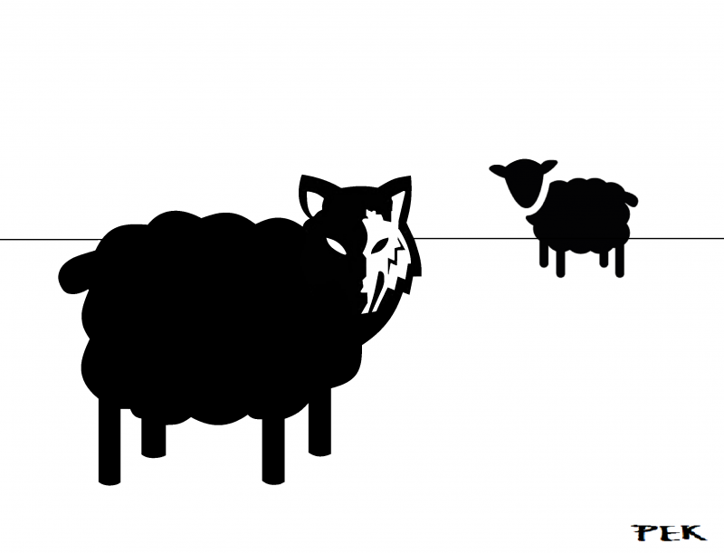 Wolf In Sheep S Clothing Cartoon Movement