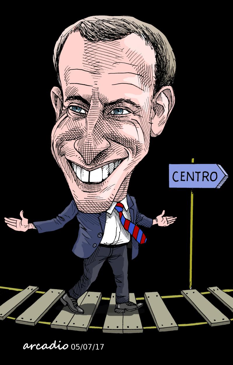 Emmanuel Macron, France | Cartoon Movement