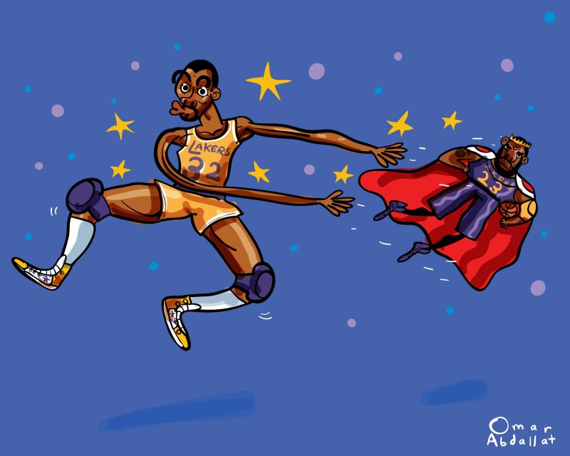 Lakers Score James With Assist By Magic Cartoon Movement