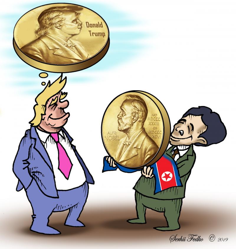 Japan S Premier Nominated Trump For The Nobel Prize Cartoon Movement