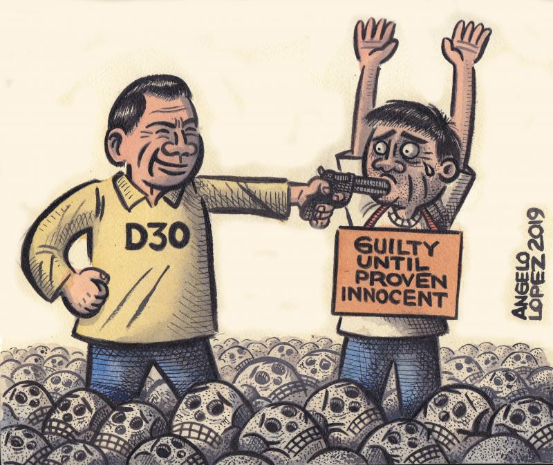 Rodrigo Duterte And Extrajudicial Killings Cartoon Movement