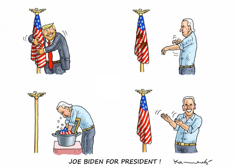 Joe Biden For President Cartoon Movement