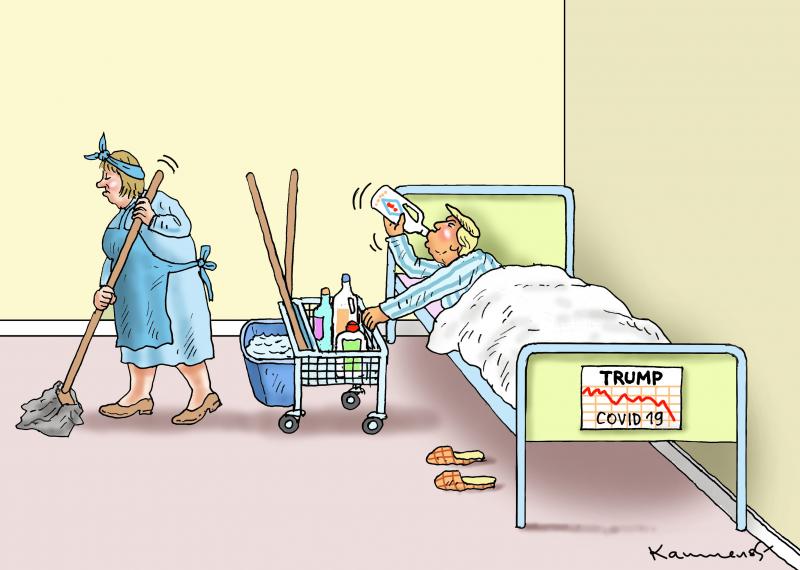 TRUMP IN HOSPITAL | Cartoon Movement