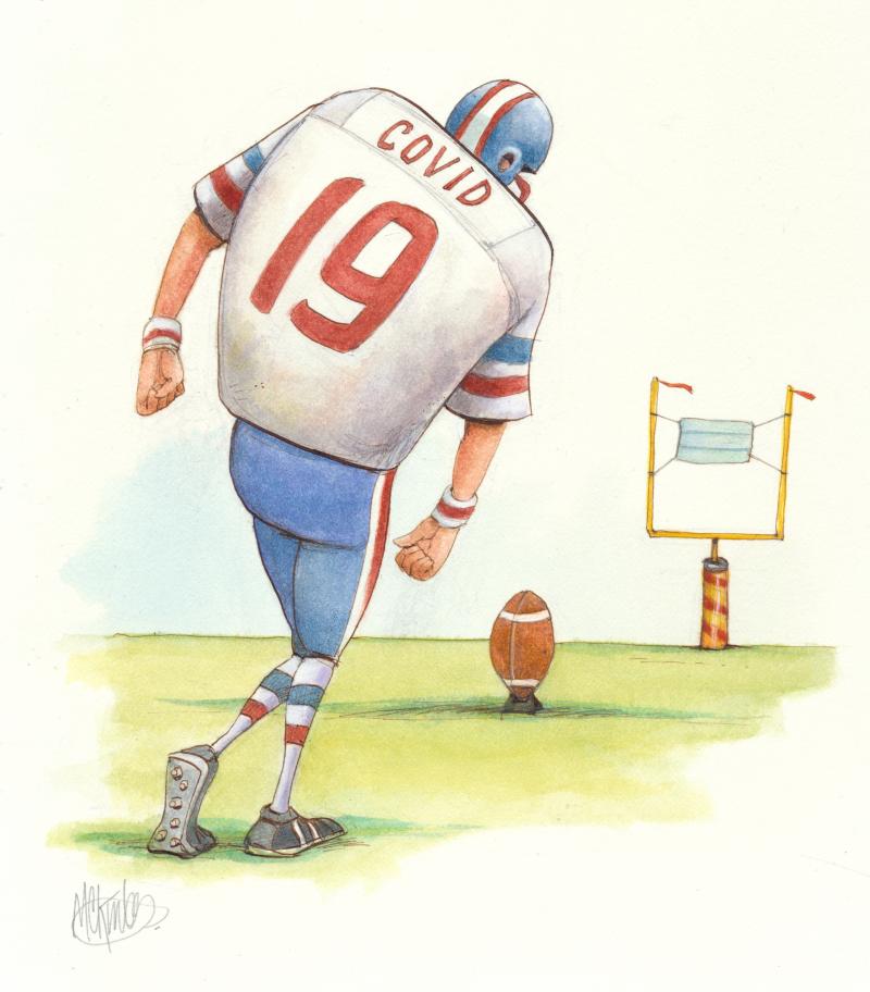 the NFL kickoff amidst a pandemic