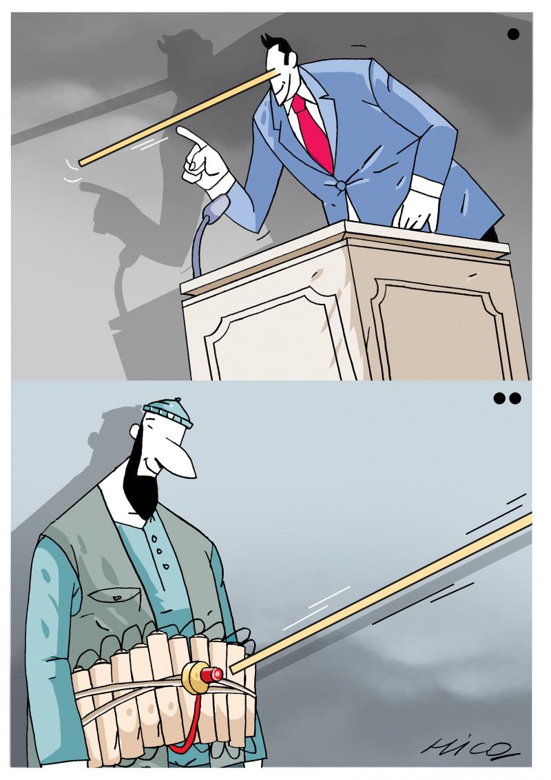 Terror and politician